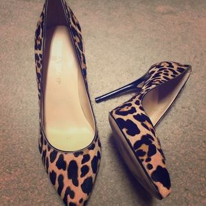 Ivanka Trump leopard print heels